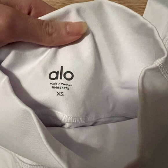 White Alo High Waisted Leggings Size XS - Picture 2 of 2